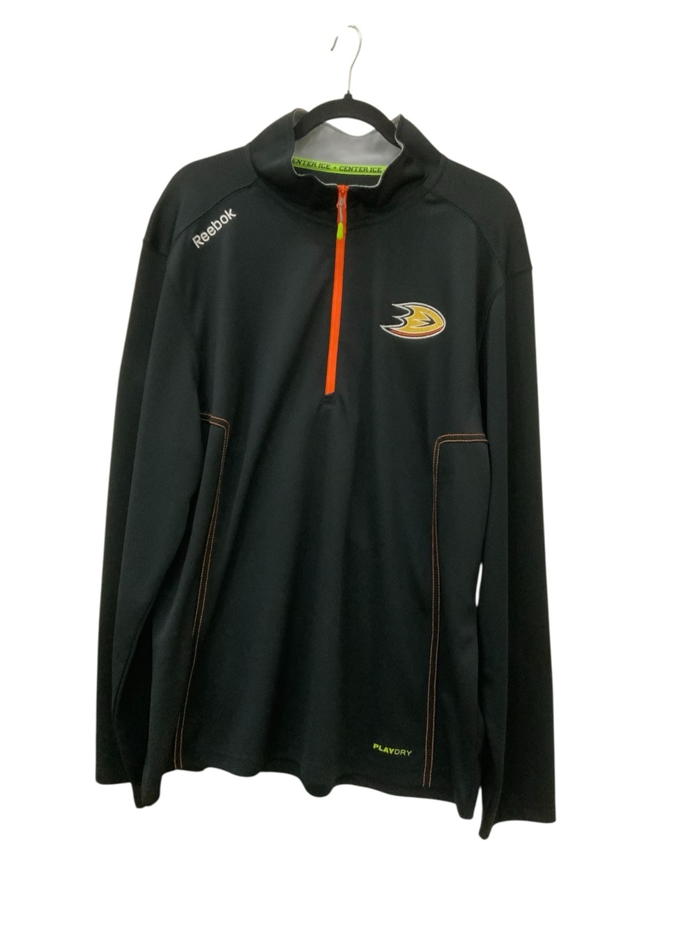 Reebok Anaheim Ducks PlayDry Athletic Pullover Sweatshirt XLarge